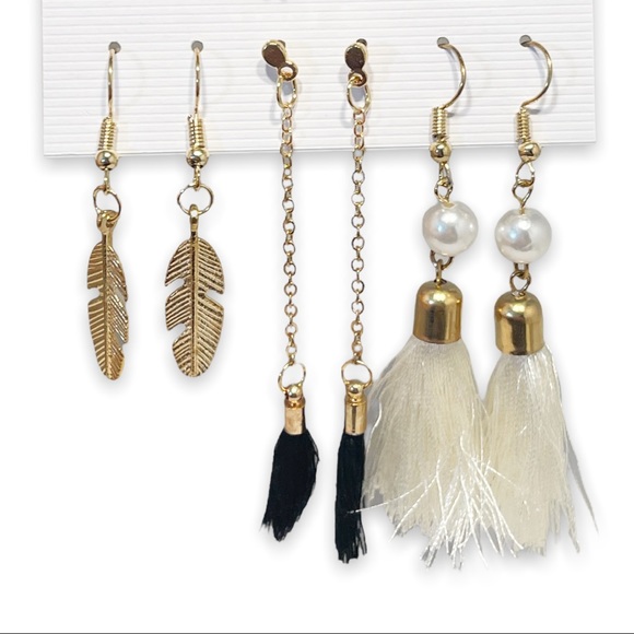 6 Pair of Fashion Earrings - Picture 4 of 8